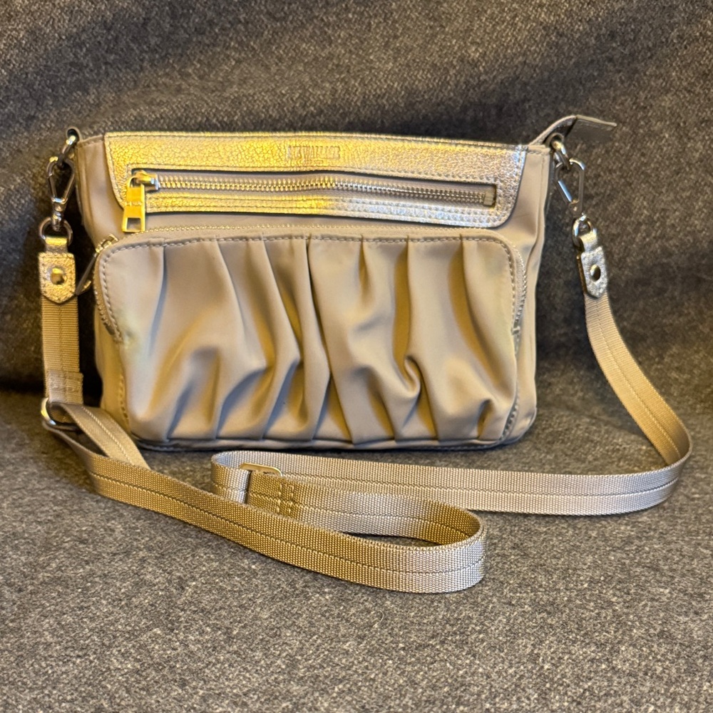 Elegant MZ Wallace Tan Crossbody Bag